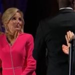 Jill Biden Wears Tacky Bright Pink Dress with Rhinestones to White House Correspondents’ Dinner (VIDEO)