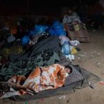 Thousands sleep outdoors as passage to the north delayed | Israel askes Trump to intervene