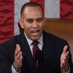 Hakeem Jeffries says trans athletes ban bill will ‘unleash predators on girls’ but offers no explanation how