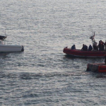 Coast Guard intercepts boat carrying illegal migrants as expulsion flight operations begin