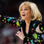 Two players ejected after shoving fiasco, LSU’s Kim Mulkey slaps clipboard in chippy college basketball game