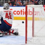 Capitals netminder Logan Thompson blames rouge nacho platter for Oilers goal