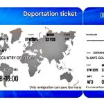 AfD Chapter in German City Distributes Flyers Made To Look Like ‘One-Way Deportation Tickets’ – Globalists Meltdown, Authorities Looking for Ways To Criminalize It