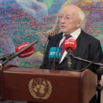 Irish President Hijacks Holocaust Event to Attack Israel – Jewish Woman Dragged from Event for Silently Protesting His Remarks