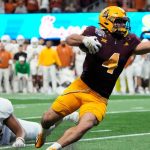 Cam Skattebo sounds off on fan accusing ASU star running back of late night out before Peach Bowl