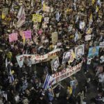 Thousands at rally for hostage deal; slain hostage’s mother: ‘I just want a grave to kiss’