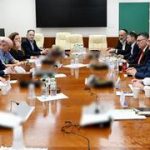 Raising a toast: Ministers watched US strike on Iran live, applauded as it unfolded