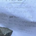 ‘HELP’: Mother and son found by rescue team after leaving trail of notes