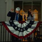 Melania does President Trump’s signature dance as first couple celebrates Fourth of July at White House