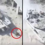 New footage surfaces of tank running over armed Hamas terrorist during Khan Younis ambush