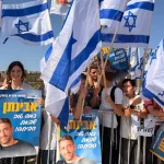 Hundreds celebrate return of freed hostage Avinatan Or to Shiloh
