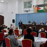 Squeezed out in Gaza, PA’s Abbas embraces Israeli peace activists in Ramallah