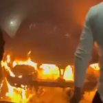 Three cars set ablaze in overnight settler attack on West Bank’s al-Mughayyir