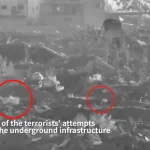 Watch: Terrorists try to flee Rafah tunnel