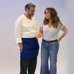 Behind the scenes: Noa Tishby and Nissim from “Kupa Rashit” in a campaign for Migdal Insurance