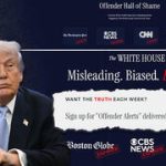 ‘Hall of Shame’ and a ‘race to the bottom’: Trump escalates war on the media