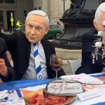 ‘Israel’s Friendsgiving’ protest at DC train station includes ‘Gaza’s spilled blood’ on the menu