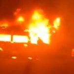 Extremist settlers set Palestinian cars and homes on after illegal outpost torn down