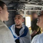 Former hostage Rom Braslavski visits to Beitar Jerusalem for first time since being released