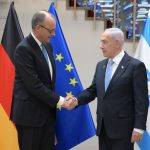 Netanyahu ‘not leaving’ politics for pardon, PM says next to Germany’s Merz