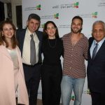 Freed hostage Alon Ohel gives a musical performance at Rabin Medical Center gala