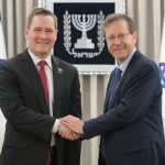 President Herzog meets with US’s UN ambassador Walz to discuss Israel-Gaza peace implementation