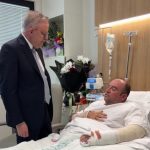 Australian PM Anthony Albanese visits Bondi Beach hero Ahmed al-Ahmed in the hospital