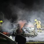 WATCH: Firefighters fighting flames in Lehavim from arson linked to Bedouin retaliation