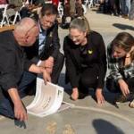 ‘Bibas Footprints’ memorial grove opens near Kibbutz Tze’elim to honor Shiri, Ariel and Kfir