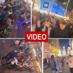 Bochurim Bring Jewish Dance Party to Times Square