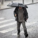 Weekend weather: Strong gusts and rainfall