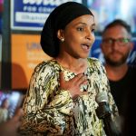 WATCH: Congresswoman Ilhan Omar sprayed with unknown liquid during Minneapolis Town Hall