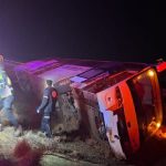 At least 27 injured as bus overturns on Highway 6 near Kiryat Gat