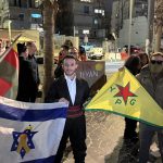 Protesters outside US embassy demand US, Israeli action after Kurdish massacre