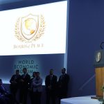 Shiny Board of Peace logo resembles Trump-style UN emblem