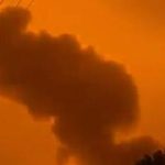 Skies over southern Lebanon turn orange as IDF strikes Hezbollah targets