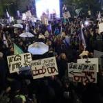 ‘This is our children’s legacy’: Families of fallen soldiers protest draft exemption law