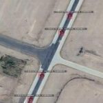 New satellite images shows US F-22 jets positioned on runway at southern Israel base