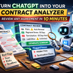 ☕🤖Tutorial: Turn ChatGPT Into Your Contract Analyzer (Review Any Agreement in 10 Minutes)