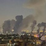 Watch: Iranian TV reporter flees live on air as Israeli strike hits again