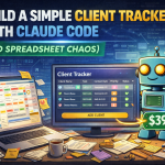 ☕🤖Tutorial: Build a Simple Client Tracker With Claude Code (No Spreadsheet Chaos)
