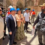 Extensive construction works begin at the Cave of the Patriarchs
