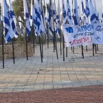 Vandals tear down Israeli flags – activists return with 50 more