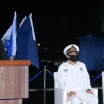 Herzog at INS Drakon ceremony: Israel can deploy power thousands of miles away